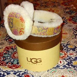 UGG Australia Tan logo Earmuffs Adult